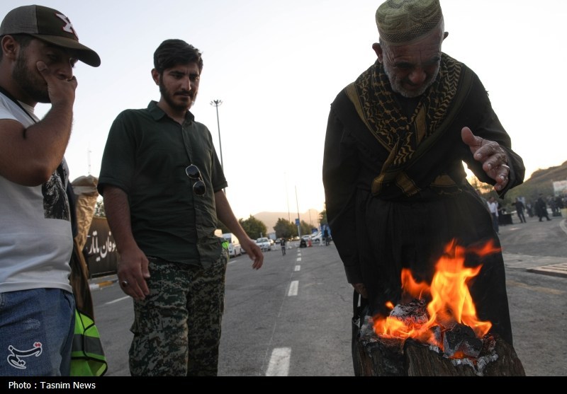 عبور زائران اربعین حسینی از مرز تمرچین