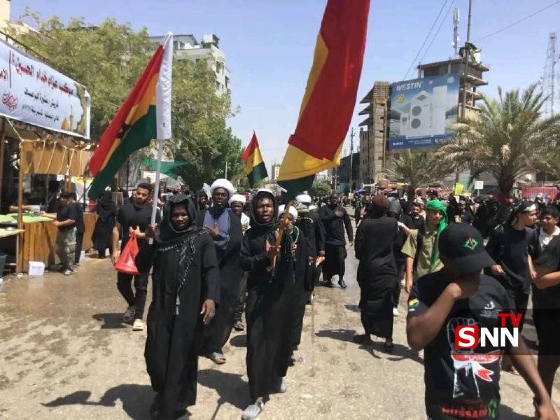 زائران اهل غنا به کربلا رسیدند 