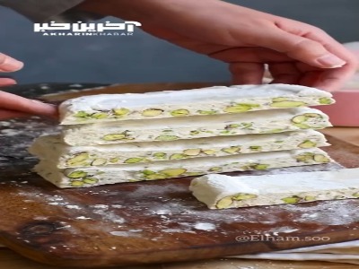 طرز تهیه گز خونگی خوشمزه که کنار چای واقعا میچسبه