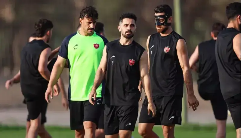 گزارش تمرین تاکتیکی پرسپولیس در ورزشگاه آزادی