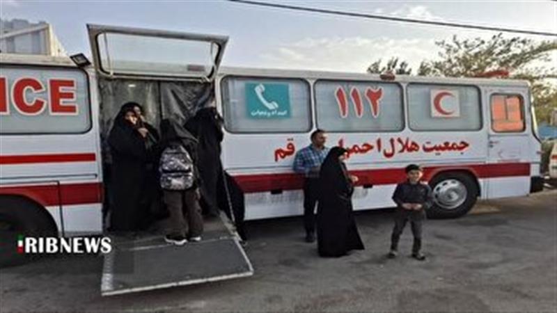ارائه خدمات به ۴۰۰ زائر در روز اربعین حسینی در قم