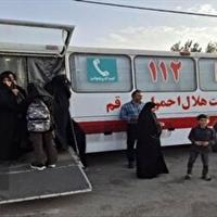 ارائه خدمات به ۴۰۰ زائر در روز اربعین حسینی در قم