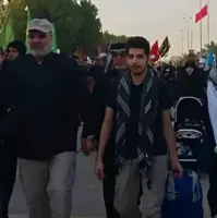 سرداری که در پیاده‌روی اربعین دائم به فکر رفقای شهیدش بود