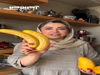 بستنی موز و انبه برای روزهای گرمِ تابستان
