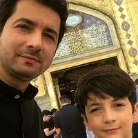 چهره ها/ نجم الدین شریعتی و پسرش در کربلا