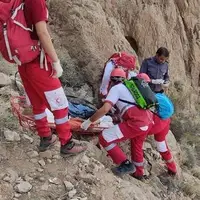 نجات جان یک جوان در عملیات شبانه هلال احمر جم