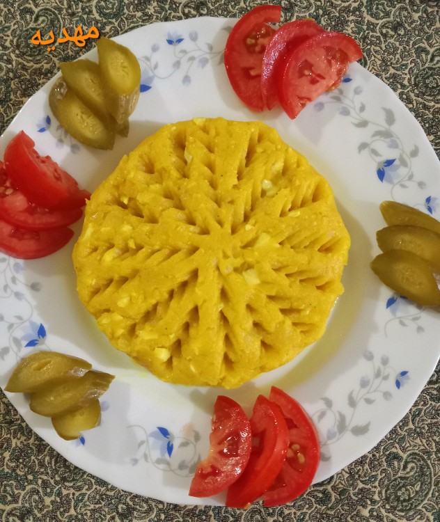 از شما/شام ساده امون. دو پیازه سیب زمینی 😋🤞
