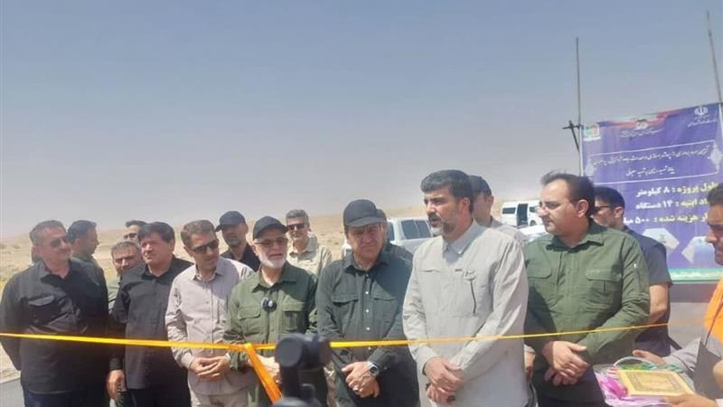 مسیر ترانزیتی ـ پدافندی مرز مهران به بهره‌برداری رسید
