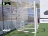 تمرینات رئال مادرید پیش از اولین بازی در لالیگا، مقابل اوساسونا