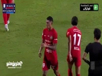 اولین حضور رضا غندی‌پور در لیگ امارات و بازی برای تیمش شباب الاهلی در مقابل الظفره