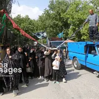 عزیمت عاشقان حرم رضوی با پای پیاده به مشهد الرضا