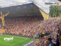 ادای احترام هواداران وولورهمپتون به دیوگو ژوتا با برافراشتن یک تیفوی بزرگ؛ ما به یاد شما هستیم!