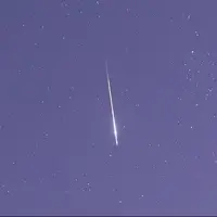 عکس روز ناسا از بارش شهابی برساوشی سال ۲۰۲۵