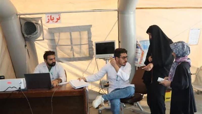 بهره‌مندی ۱۴۶ زائر اربعین از خدمات درمانی در کردستان