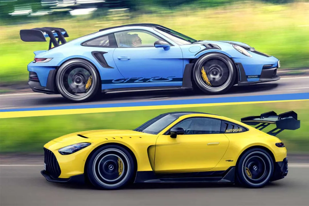 پورشه 911 GT2 RS و مرسدس AMG بلک سریز جدید برای نبردی تازه آماده می‌شوند