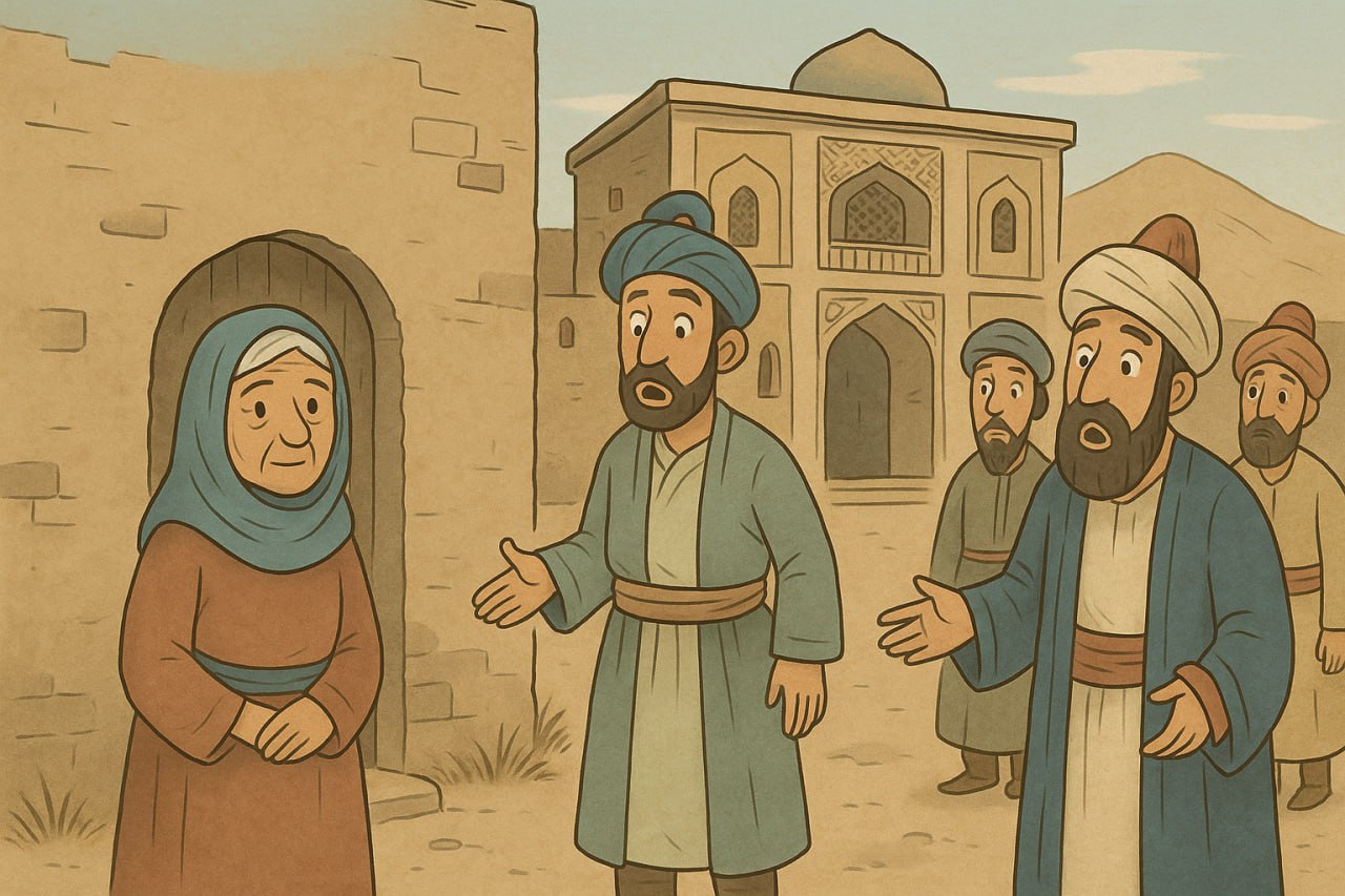 ماجرای پیرزن حاضر جواب 