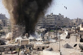 عملیات انتحاری در حلب سوریه 