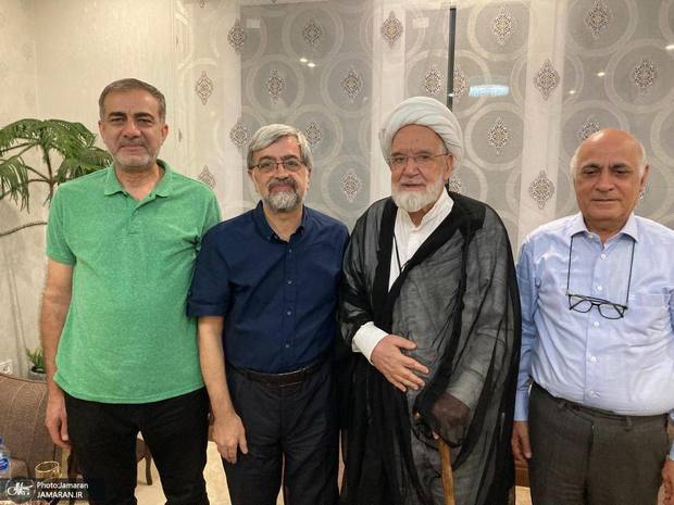مشاوران میرحسین موسوی با کروبی دیدار کردند