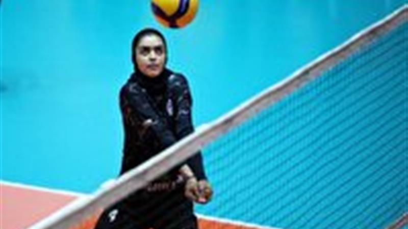 حضور بانوی والیبالیست زنجانی، در اردوی تیم ملی جوانان
