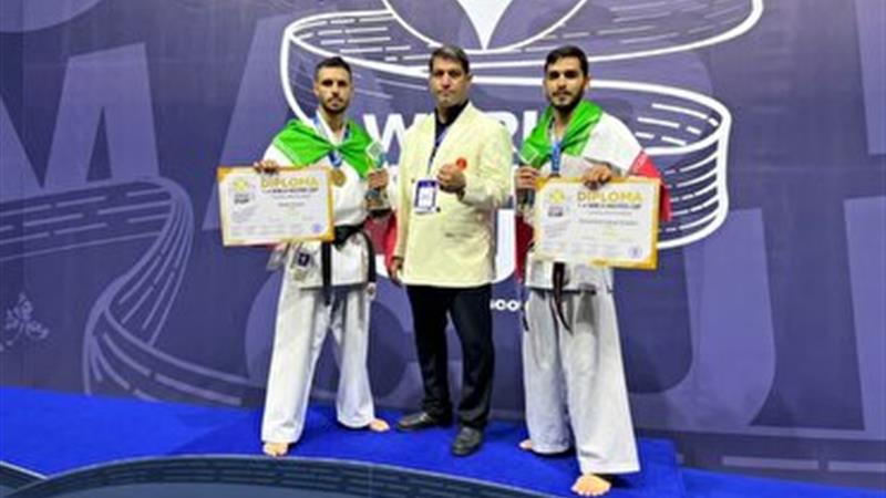 کسب دو طلا کاراته برای قم