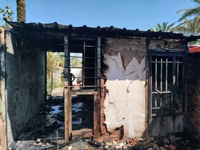 آتشسوزی مرگبار در بم؛ قربانی شدن کودک هفتساله در کانکس غیراستاندارد