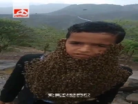 تبلیغ منحصر بفرد کودک یمنی از عسل طبیعی یمن