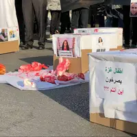تظاهرات در شهر اللد علیه نسل‌کشی و سیاست گرسنگی در غزه