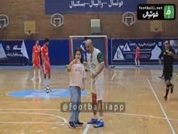 ورود اولین جیمی جامپ برای عکس سلفی با محسن تنابنده
