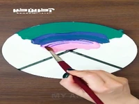 نمای پروانه ای تنها روی ماه