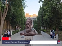 آماده‌سازی مقبره استاد محمود فرشچیان در آرامگاه صائب تبریزی