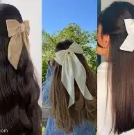 مدل مو دخترانه با پاپیون!