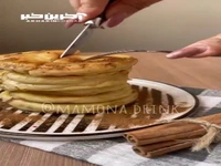 کرپ صبحانه پروتئینی خوشمزه