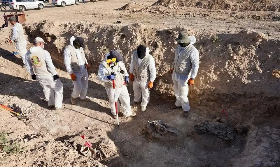 عکس/ بزرگترین گور جمعی تاریخ بشر در موصل