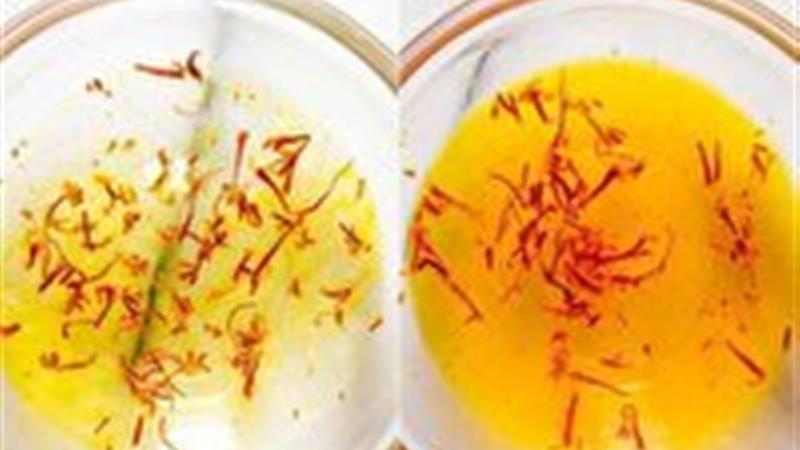 کشف مایع زعفران تقلبی در اسفراین