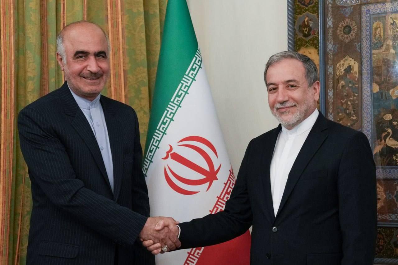 عکس/ دیدار سرکنسول جدید جمهوری اسلامی ایران در آستاراخان با وزیر امور خارجه