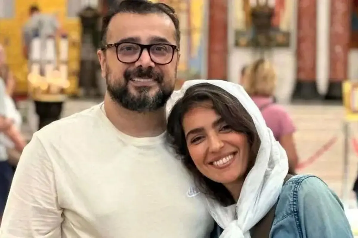 چهره ها/ تصویری پر عشق و پر احساس از مونا کرمی و همسرش سپند