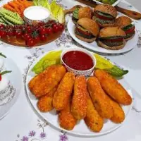 کراکت مرغ ساده و خوشمزه 