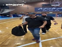 تصاویری از بازیگران مشهور در یک دورهمی فوتسالی