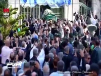 ورود پیکر مرحوم استاد فرشچیان به هنرستان هنرهای زیبای اصفهان