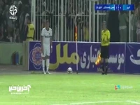 گل دوم مس رفسنجان به خیبر توسط میلاد فخرالدینی