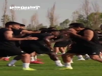 تمرین جالب بازیکنان پرسپولیس پیش از شروع فصل
