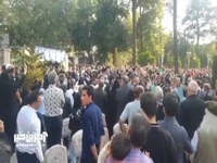 مراسم تشییع پیکر استاد محمود فرشچیان در اصفهان