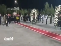 ورود پیکر استاد فرشچیان به اصفهان