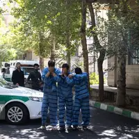 سارقان زورگیر موتورسوار در چنگ قانون