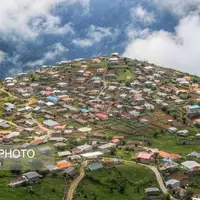 عکس/ روستای «اِسپِرِز» سوادکوه بر فراز ابرها