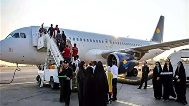 پایان عملیات پرواز‌های اربعین در فرودگاه بین المللی شهید کاوه بیرجند