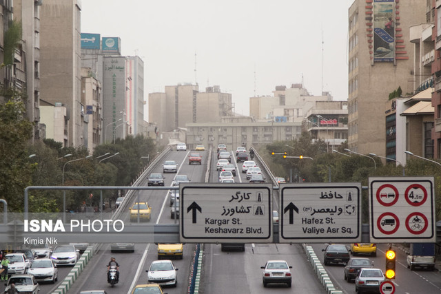 تداوم وضعیت نارنجی هوای تهران