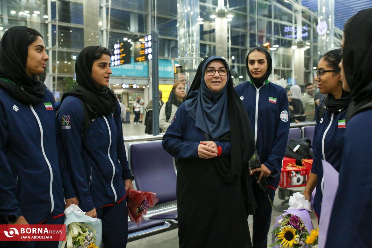 عکس/ بازگشت کاروان ایران از بازی‌های جهانی چنگدو 