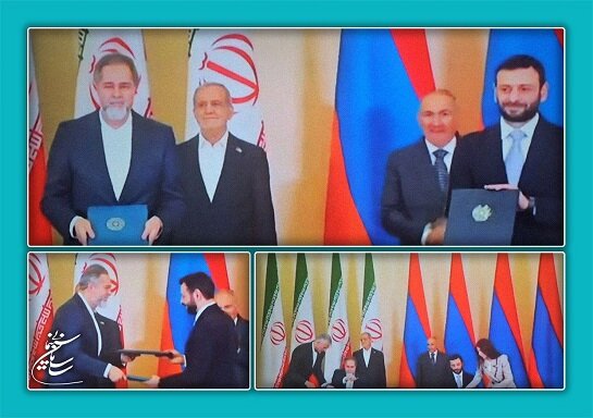 امضای تفاهمنامه سینمایی ایران و ارمنستان با حضور پزشکیان