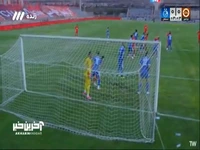 درگیری رامین رضاییان با شجاع خلیل زاده هنگام زدن ضربه کرنر